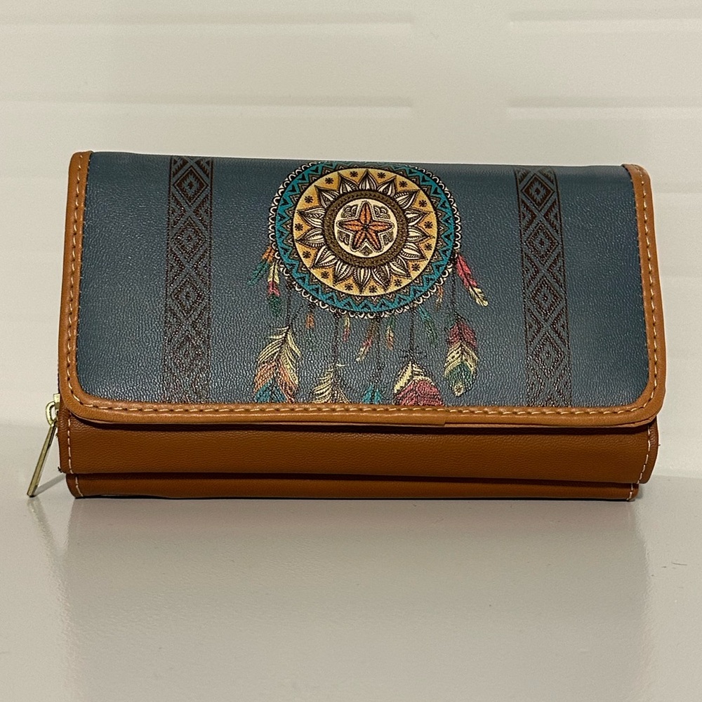 New Artisan Dreamcatcher Mexican Woman Clutch- Cartera de Mano